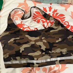 ZYIA Active Soft N Snug Camo Bra, Medium